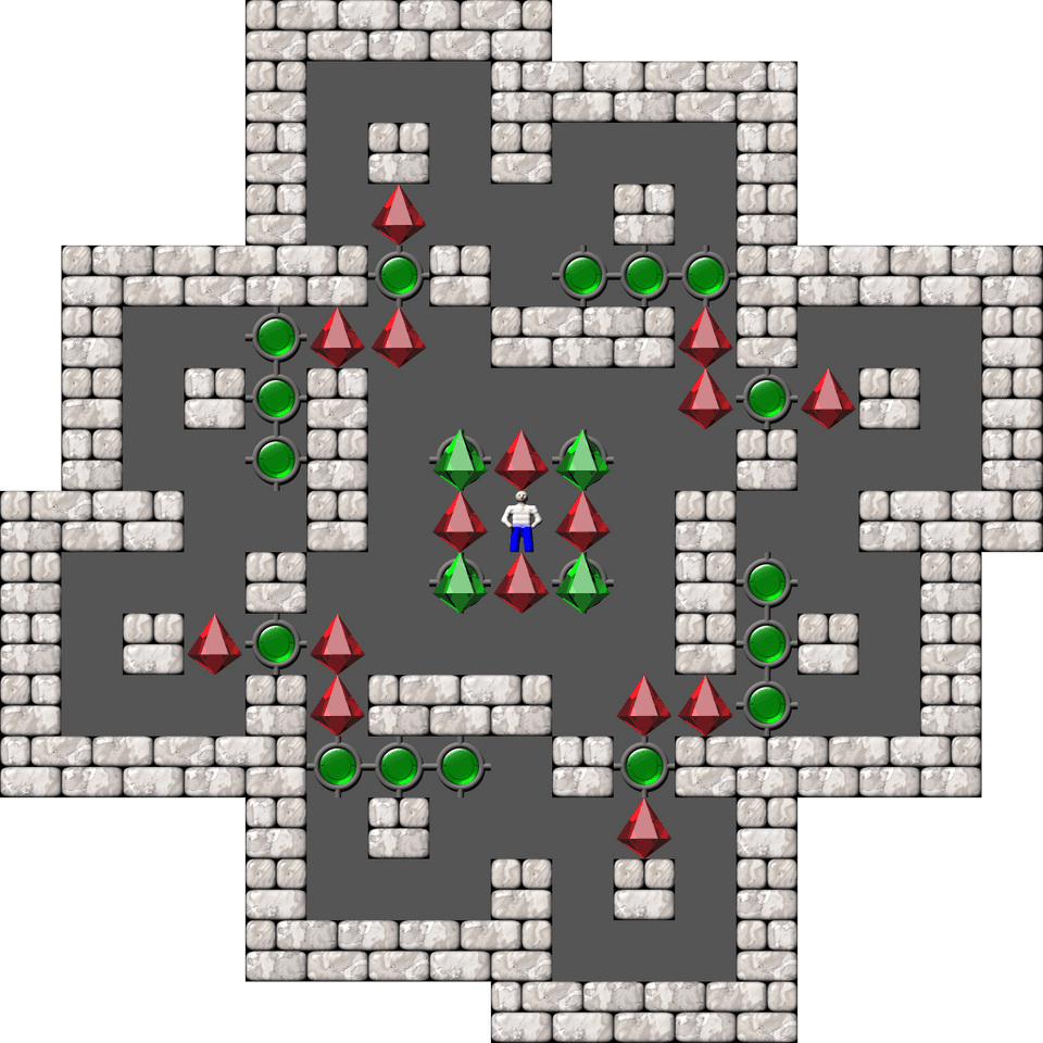 Sokoban Sasquatch 02 Arranged level 5